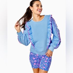 Lilly Pulitzer Suzy Scalloped Sweatshirt